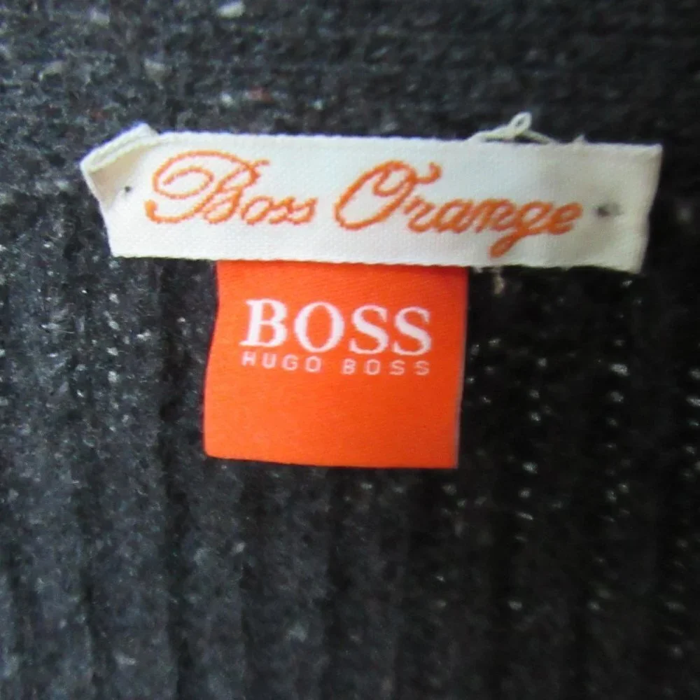 Hugo Boss Orange Men's 100% Wool Cardigan Brown Size M
